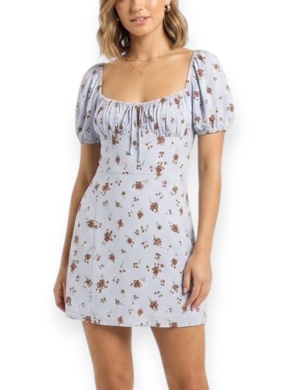 Sunday Best Rachel Blue M Smocked Cottagecore Pastel Coquette Dress